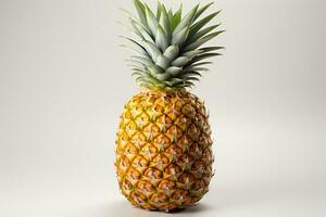 AI generated stock photo of pineapple fruit in the kitchen table professional advertising food photography