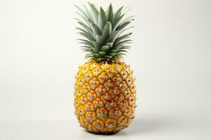 AI generated stock photo of pineapple fruit in the kitchen table professional advertising food photography