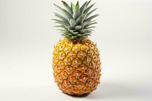 AI generated stock photo of pineapple fruit in the kitchen table professional advertising food photography