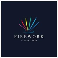 Firework Logo Design vector template