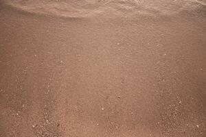 beach sand After the waves passed photo