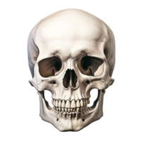 AI generated skull isolated on transparent background. png