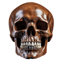 AI generated skull isolated on transparent background. png