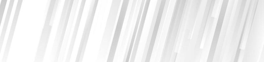 Geometry abstract banner design with grey stripes vector