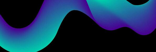 Abstract blue and violet liquid waves futuristic background vector