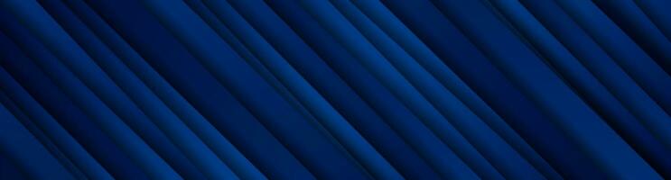 Dark blue abstract stripes minimal geometric background vector