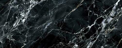 AI generated Dark color marble texture, black marble background. photo