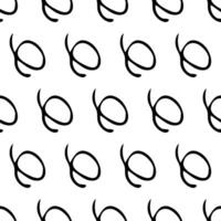 Seamless pattern with sketch circles shape vector