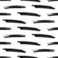 Seamless pattern with black pencil brushstrokes vector