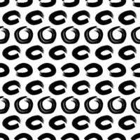Seamless pattern with sketch circles shape vector