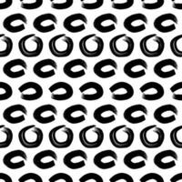 Seamless pattern with sketch circles shape vector