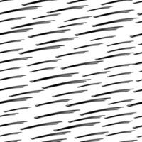 Seamless pattern with black pencil brushstrokes vector