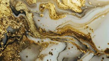 AI generated Gold marble Luxury background texture design photo