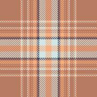 Plaid check pattern. Seamless fabric texture. Tartan textile print. vector