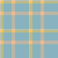 Plaid seamless pattern. Check fabric texture. Vector textile print.