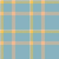 Plaid seamless pattern. Check fabric texture. Vector textile print.