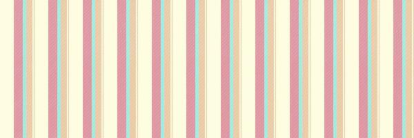 Bed vector texture lines, luxurious fabric pattern seamless. Paper stripe vertical textile background in light yellow and red colors.