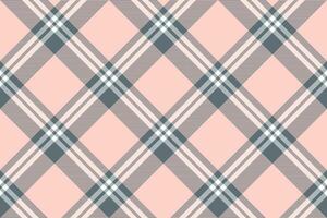 Tartan plaid background, diagonal check seamless pattern. Vector fabric texture for textile print, wrapping paper, gift card, wallpaper.