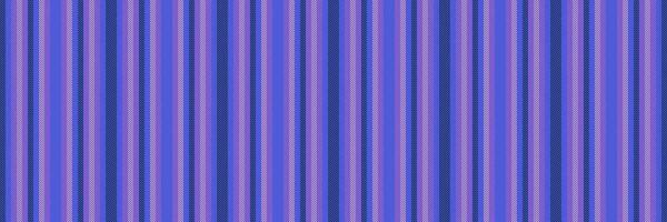 Outfit lines pattern vertical, simplicity vector texture stripe. Dining room fabric textile background seamless in blue and purple colors.