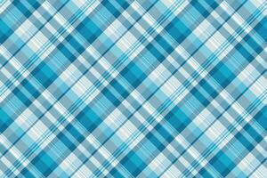 Conceptual pattern seamless texture, vintage tartan plaid vector. Intricate background textile fabric check in cyan and light colors. vector