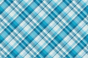 Conceptual pattern seamless texture, vintage tartan plaid vector. Intricate background textile fabric check in cyan and light colors. vector
