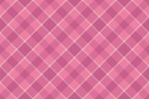 Tartan pattern fabric of seamless texture vector with a check textile background plaid.