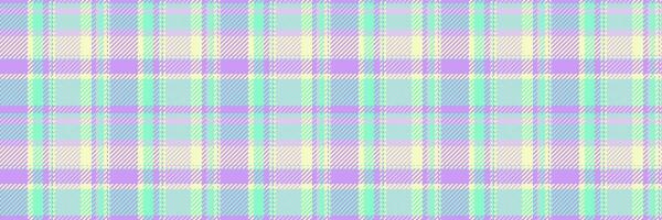 Horizontal vector plaid fabric, picnic check seamless texture. Interior pattern background textile tartan in light and mint colors.