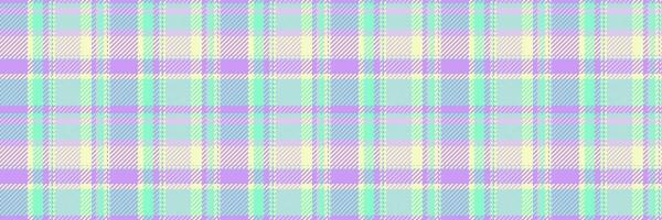 Horizontal vector plaid fabric, picnic check seamless texture. Interior pattern background textile tartan in light and mint colors.