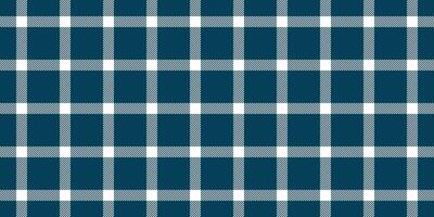 Soft vector pattern seamless, season background check texture. Track plaid fabric textile tartan in cyan and white colors.