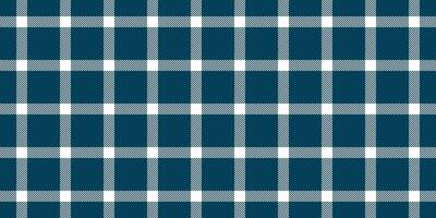 Soft vector pattern seamless, season background check texture. Track plaid fabric textile tartan in cyan and white colors.