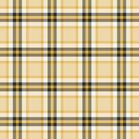 Tie seamless fabric plaid, golf pattern texture tartan. Periodic background vector textile check in amber and grey colors.