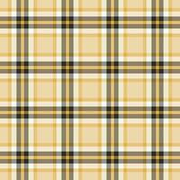 Tie seamless fabric plaid, golf pattern texture tartan. Periodic background vector textile check in amber and grey colors.