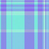 Textile texture background of plaid tartan fabric with a seamless pattern vector check.