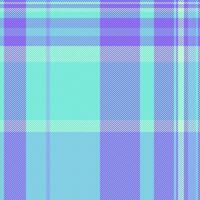 Textile texture background of plaid tartan fabric with a seamless pattern vector check.