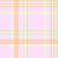 Check background pattern of texture plaid textile with a tartan seamless vector fabric.