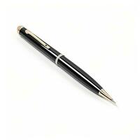 AI generated Pen on White Background. Write, Stationary, School, Study, Work photo