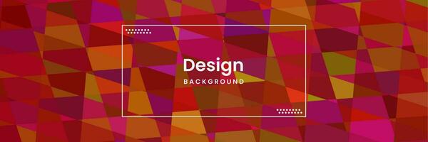 abstract geometric background with vibrant color vector