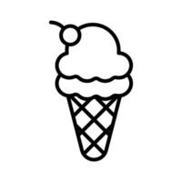 ice cream icon vector design template simple and clean