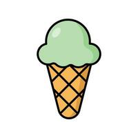 ice cream icon vector design template simple and clean