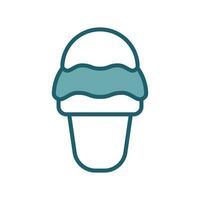 ice cream icon vector design template simple and clean