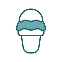 ice cream icon vector design template simple and clean