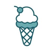 ice cream icon vector design template simple and clean