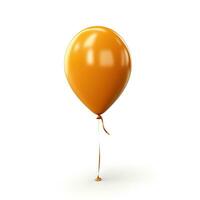 AI generated Balloon on White Background. Decoration, Party, Birthday photo