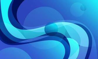 modern abstract blue wave background vector