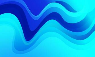 modern abstract blue wave background vector