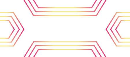techno lines geometric orange gradient banner design background vector