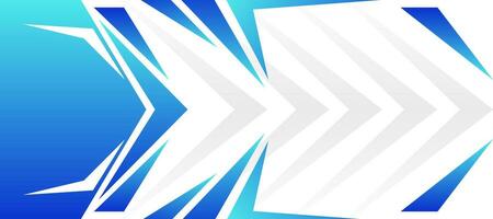 sporty arrow blue gradient geometric modern futuristic background vector