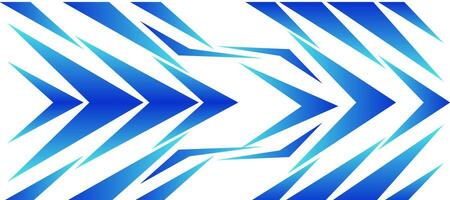 sporty blue sharp arrow gradient racing design background vector