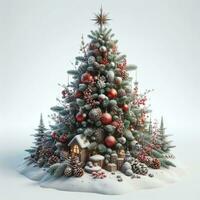 AI generated Christmas and New Year 2024 celebration stock images for business and marketing photo