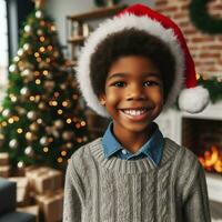 AI generated Christmas Holiday Festival season stock images for business and creative content creation photo